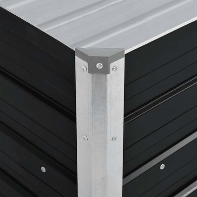 VidaXL Verhoogde Plantenbak 100x40 Antraciet - 50% Korting!