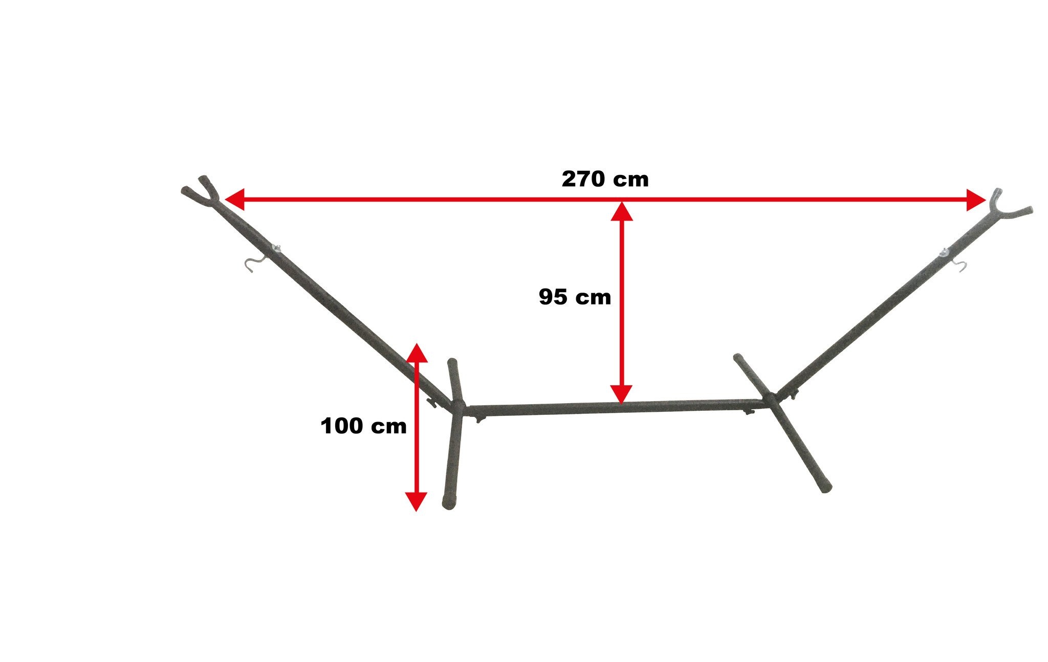 Hangmat Standaard IJzer - 55% Korting! Frame 270cm