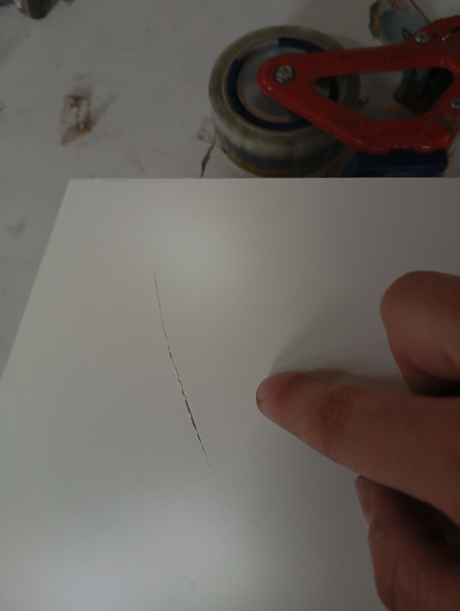 Wandschap met Lade Wit MDF - 55% Korting! Krasje, Topdeal!