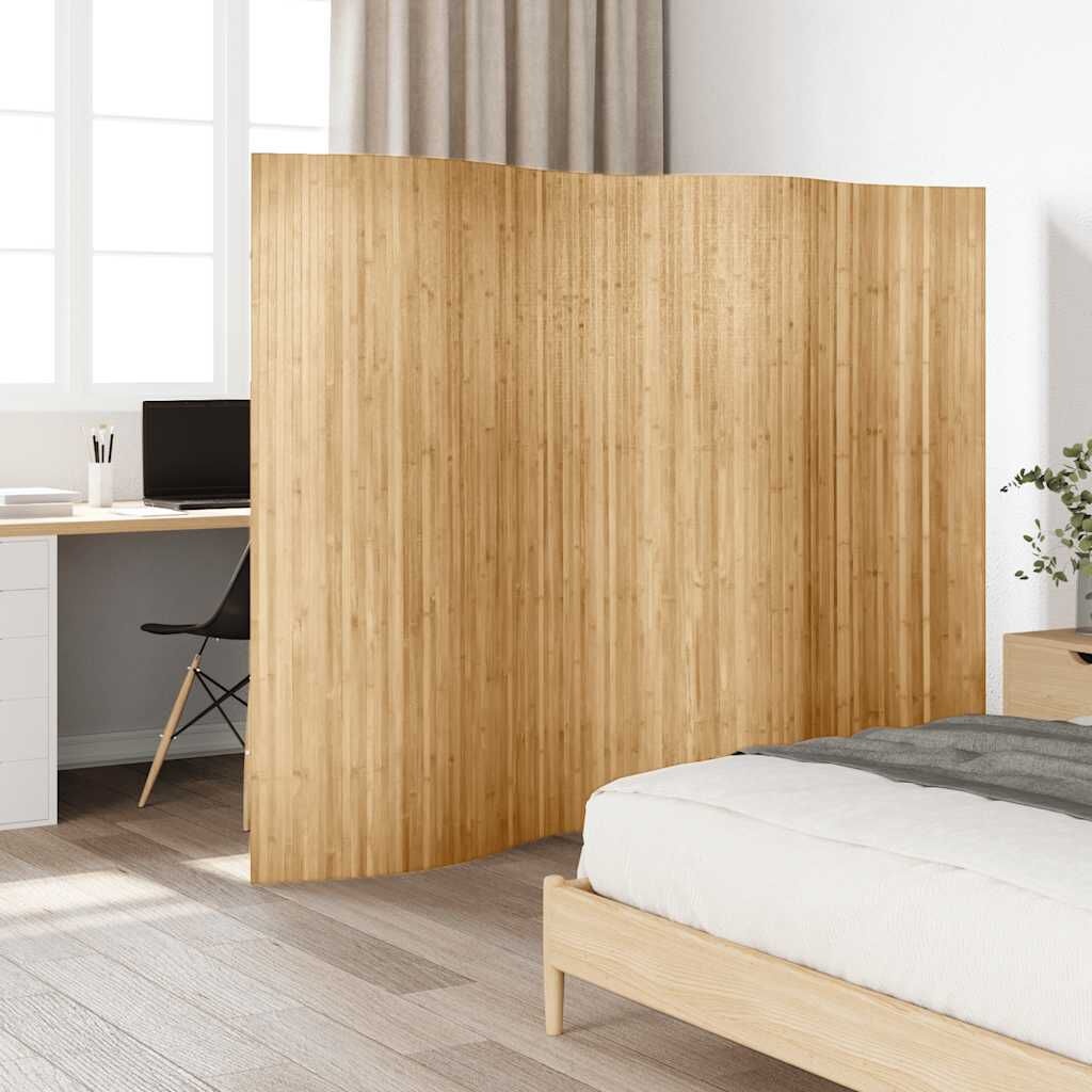 Bamboe Kamerscherm 250x165cm - Natuurlijk - 35% Korting!