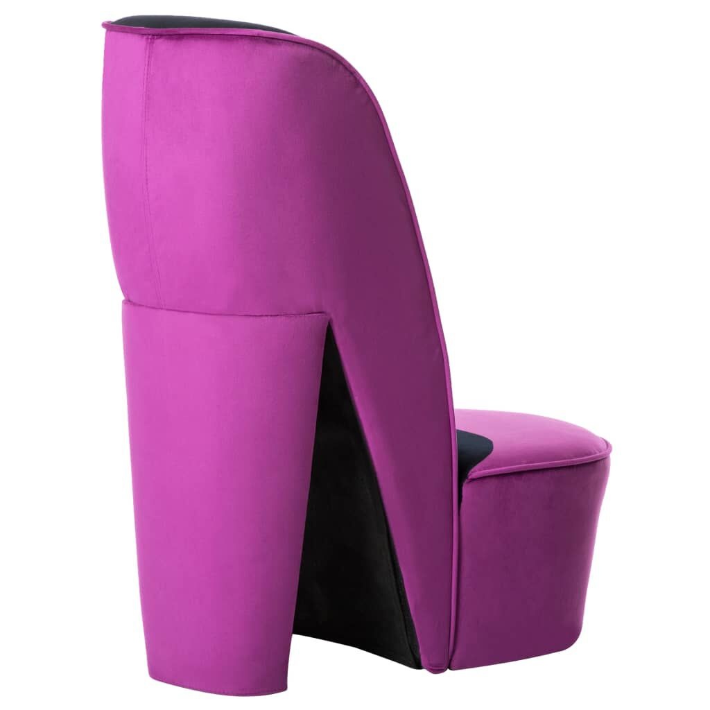 VidaXL Hakstoel Paars Fluweel - 35% Korting!
