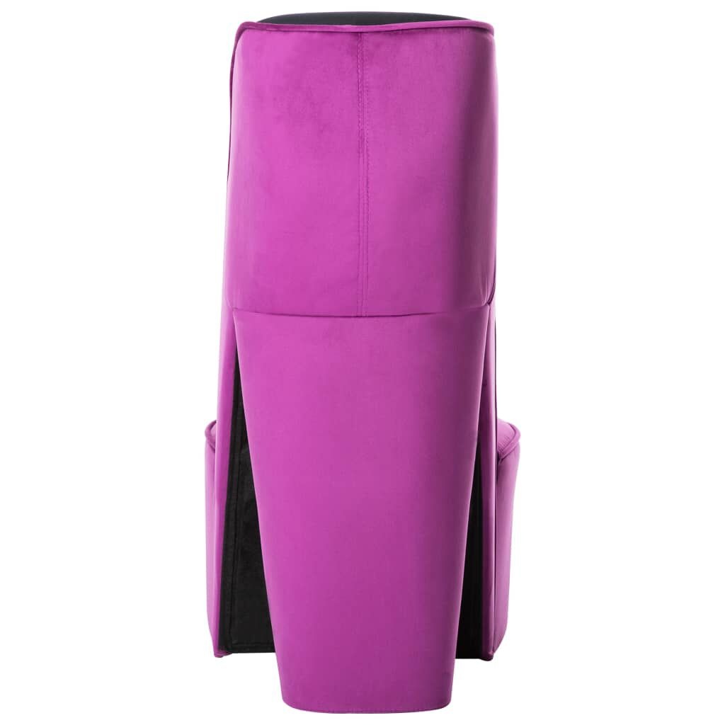 VidaXL Hakstoel Paars Fluweel - 35% Korting!