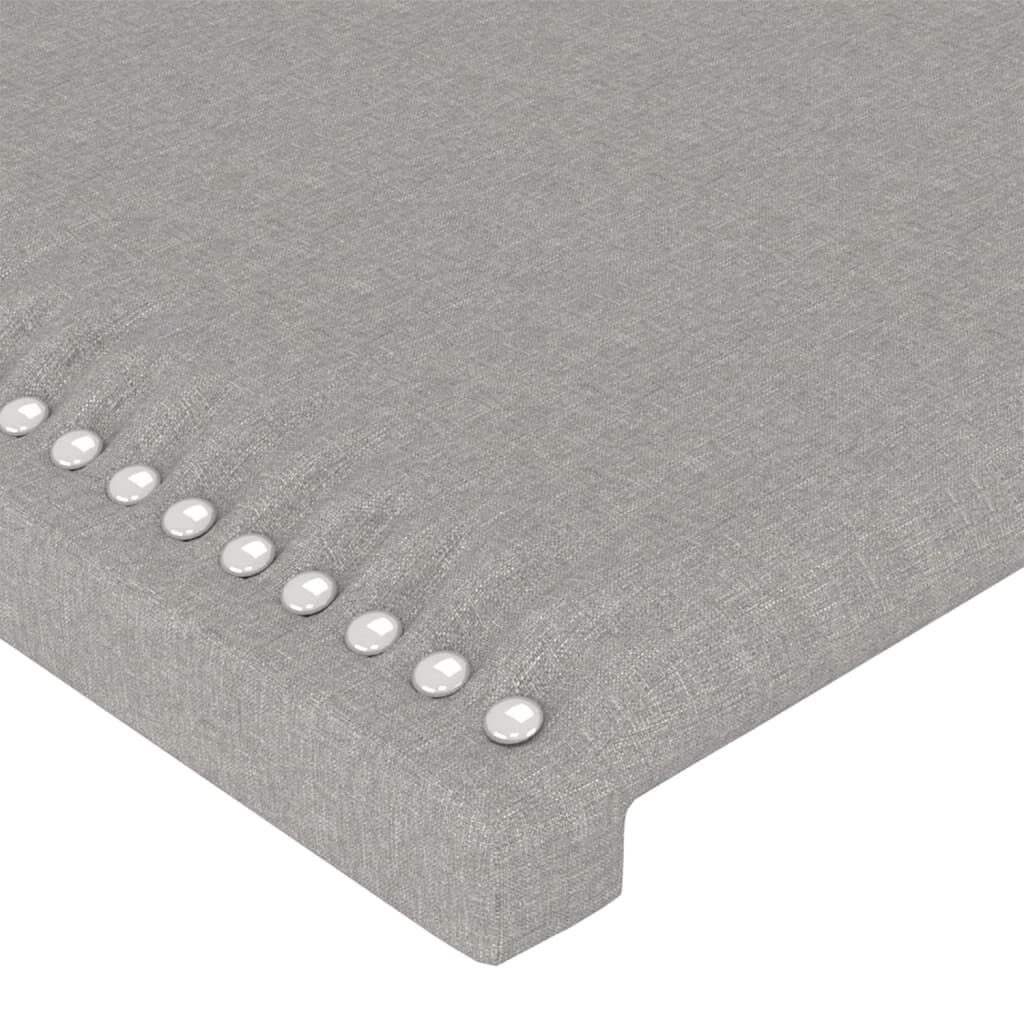 vidaXL Hoofdborden 2x 90cm Lichtgrijs - Nu 42% Korting!