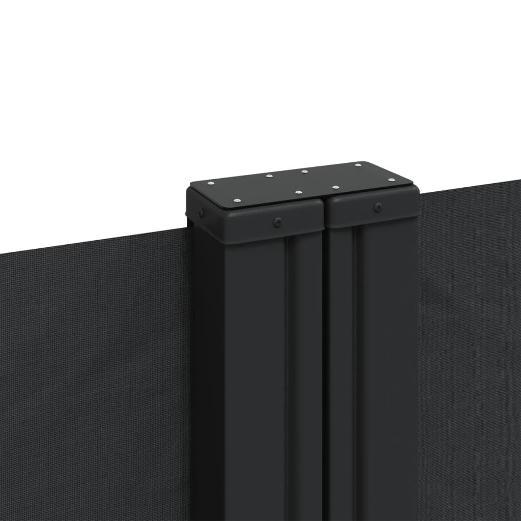 VidaXL Uittrekbaar Windscherm 200x1000cm Zwart - 35% Korting!