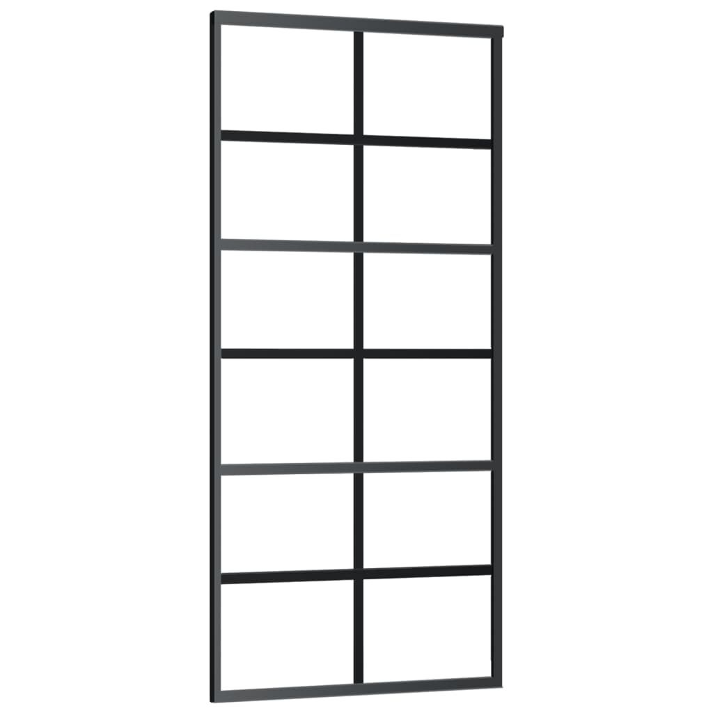 vidaXL Schuifdeur 90x205 cm Zwart - 41% Korting!