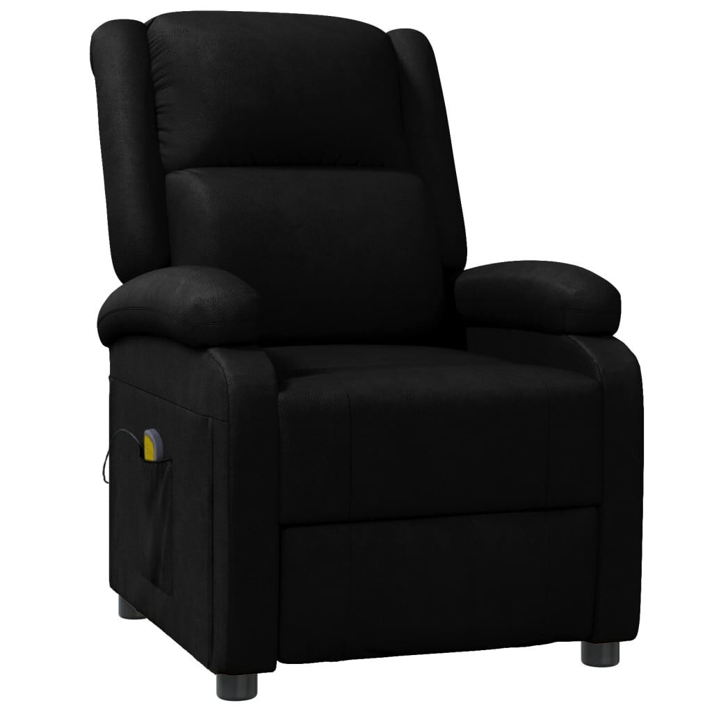 vidaXL Massagestoel Zwart Kunstleer - 35% Korting!