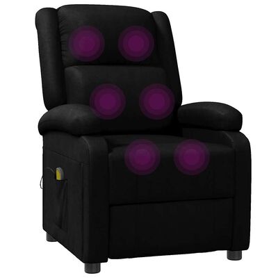 vidaXL Massagestoel Zwart Kunstleer - 35% Korting!