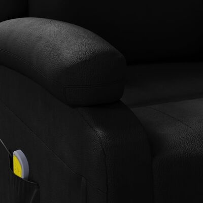 vidaXL Massagestoel Zwart Kunstleer - 35% Korting!
