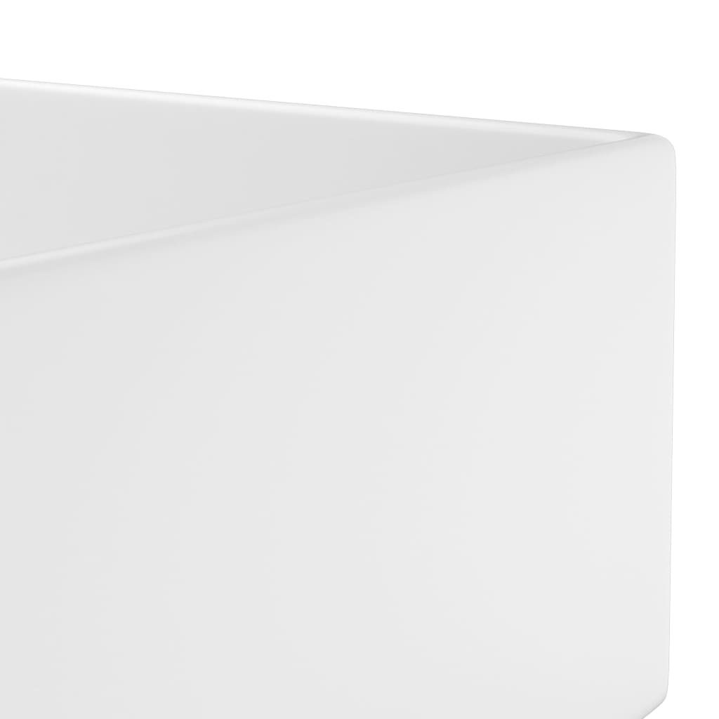 Wastafel Mat Wit Keramiek -53%! Zo goed als nieuw!