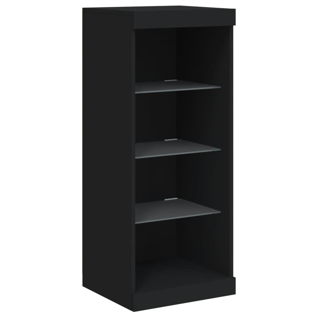 vidaXL Dressoir met LED Zwart - 35% Korting!