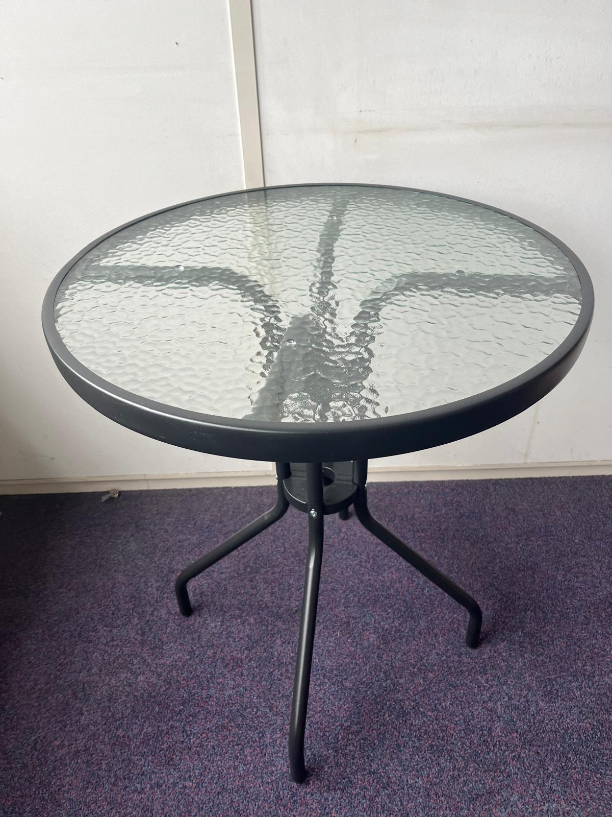 Bistrotafel Zwart Ø60cm - 50% Korting! (Lichte Schade)