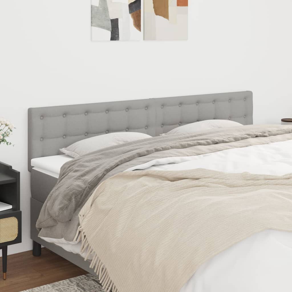 Hoofdborden Set 2x Lichtgrijs 90cm - 62% Korting!