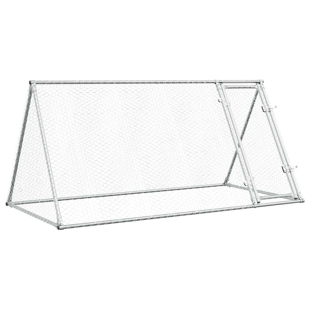 Kippenhok gegalvaniseerd staal 200x105cm - 60% KORTING!