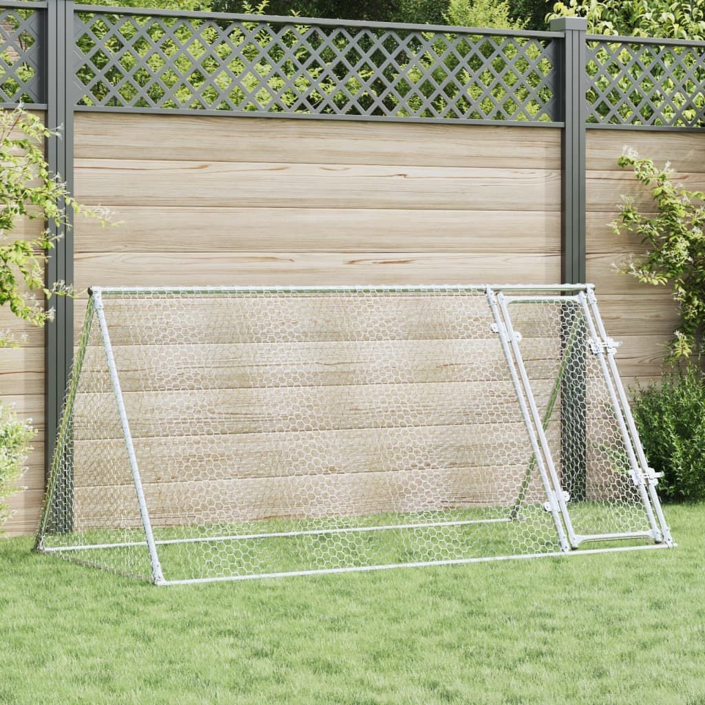 Kippenhok gegalvaniseerd staal 200x105cm - 60% KORTING!