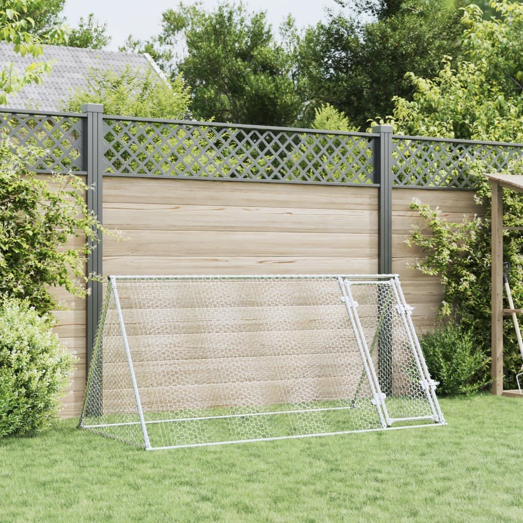 Kippenhok gegalvaniseerd staal 200x105cm - 60% KORTING!