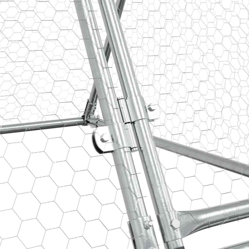 Kippenhok gegalvaniseerd staal 200x105cm - 60% KORTING!