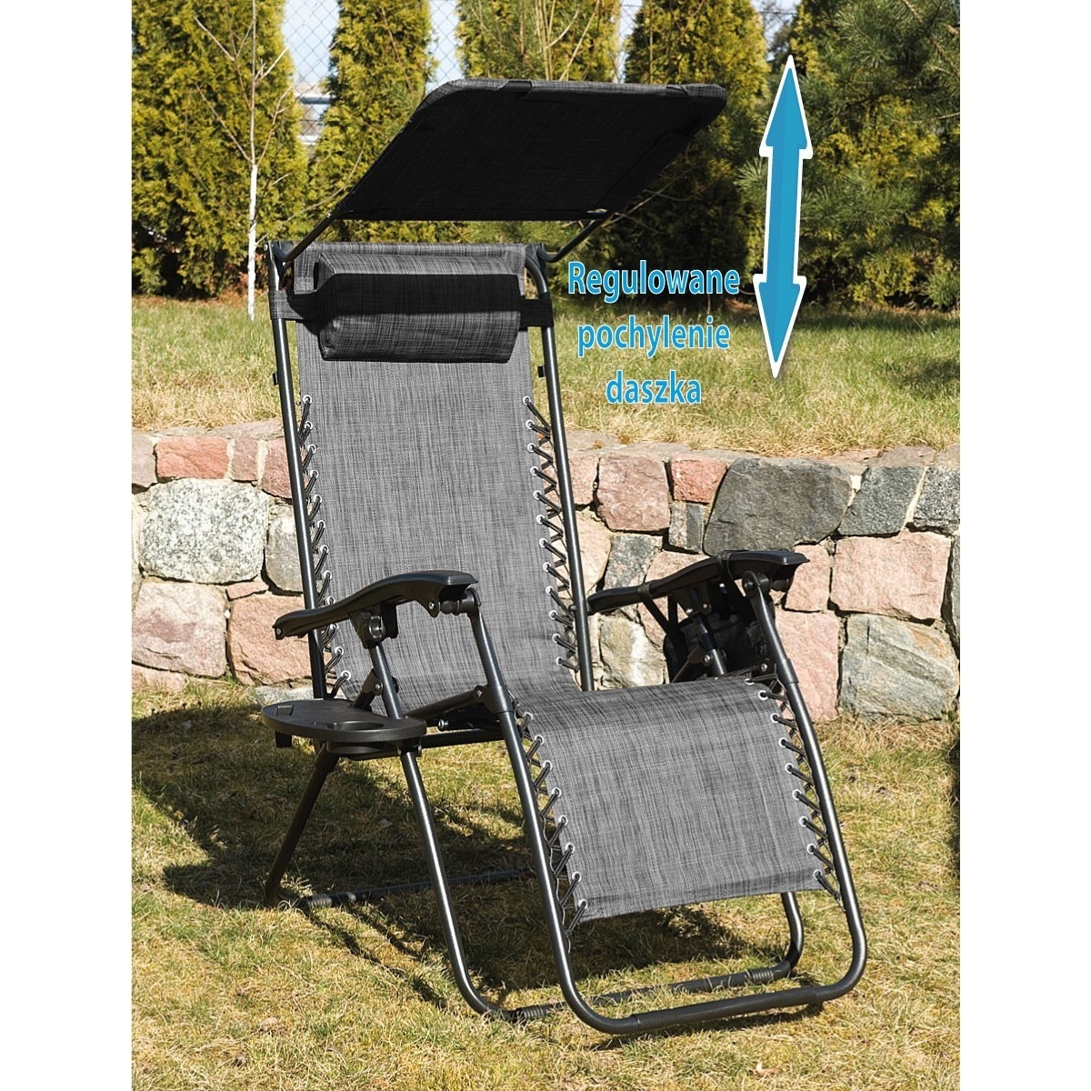 Zero Gravity Ligstoel Grijs -50% incl. Accessoires (Krasjes)