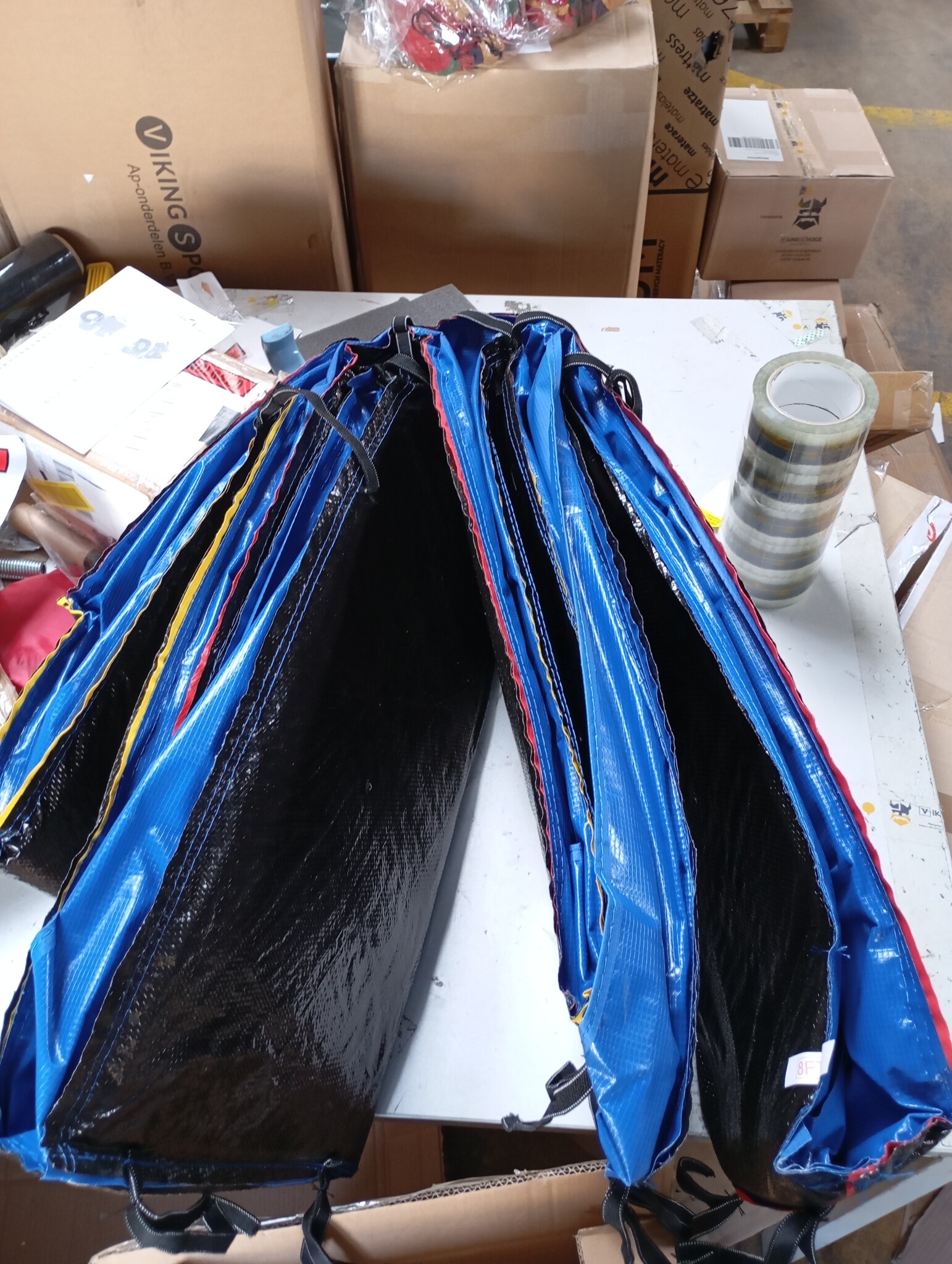 Trampoline Rand Regenboog 244cm -55%! Zo Goed Als Nieuw