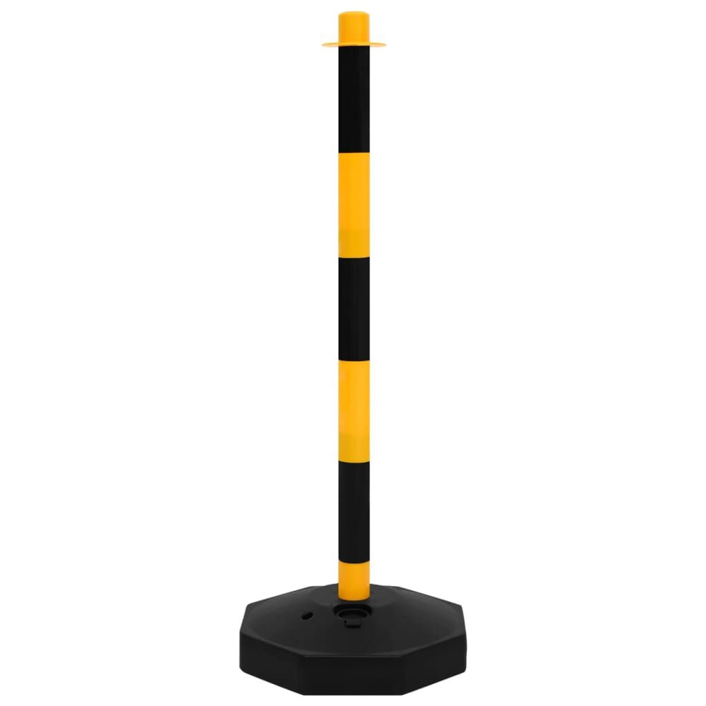 vidaXL Kettingpalenset 10m - Geel/Zwart - 35% Korting!