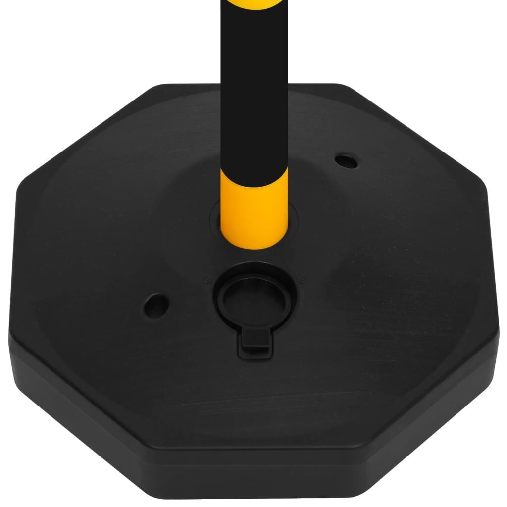vidaXL Kettingpalenset 10m - Geel/Zwart - 35% Korting!