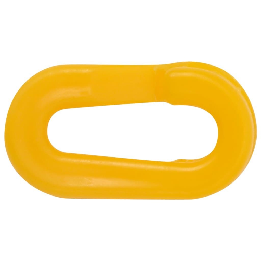 vidaXL Kettingpalenset 10m - Geel/Zwart - 35% Korting!