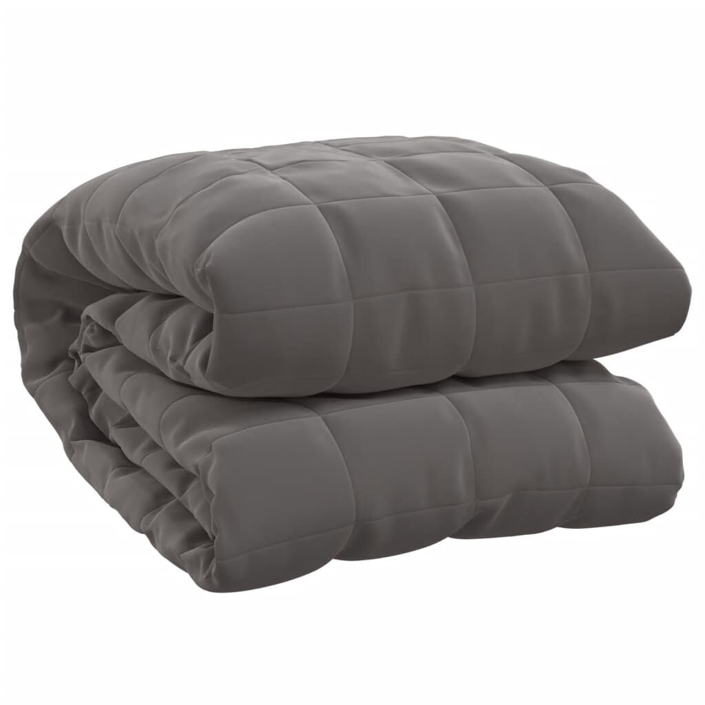 VidaXL Verzwaringsdeken Grijs 155x220cm 11kg - 35% Korting!