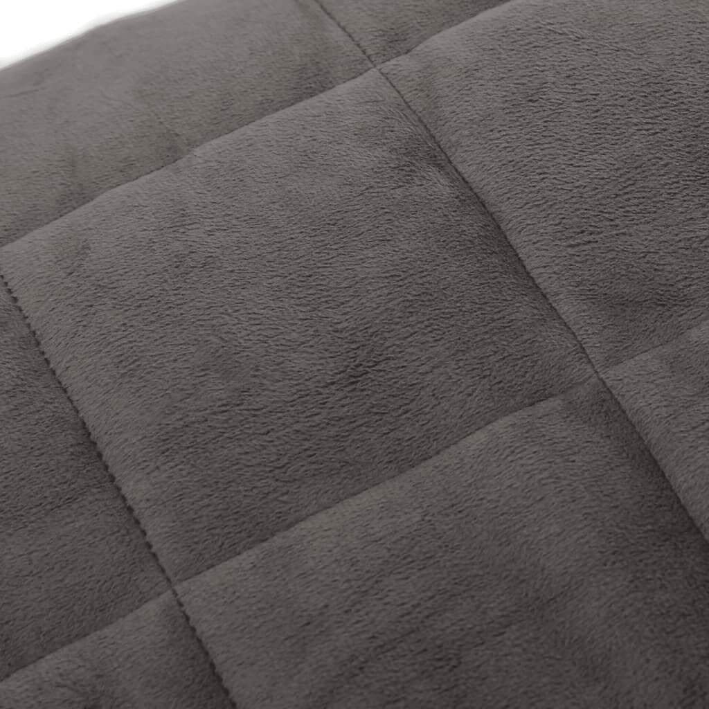 VidaXL Verzwaringsdeken Grijs 155x220cm 11kg - 35% Korting!