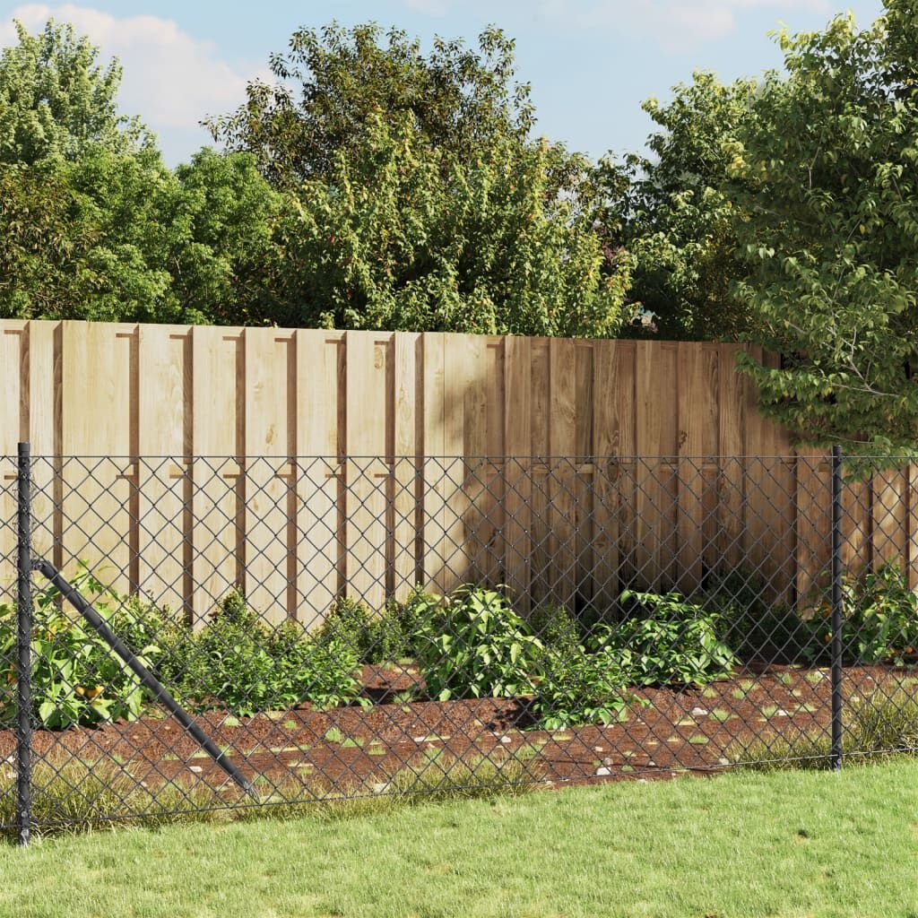vidaXL Gaashek 0,8x10m Antraciet - 35% Korting!