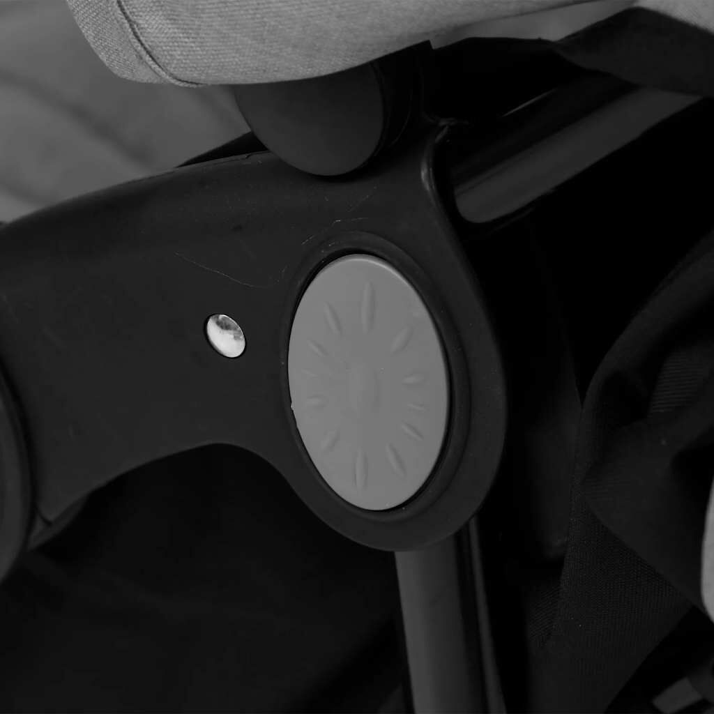 vidaXL Tweelingwagen Lichtgrijs - 45% Korting! (Beschadigde Verpakking)