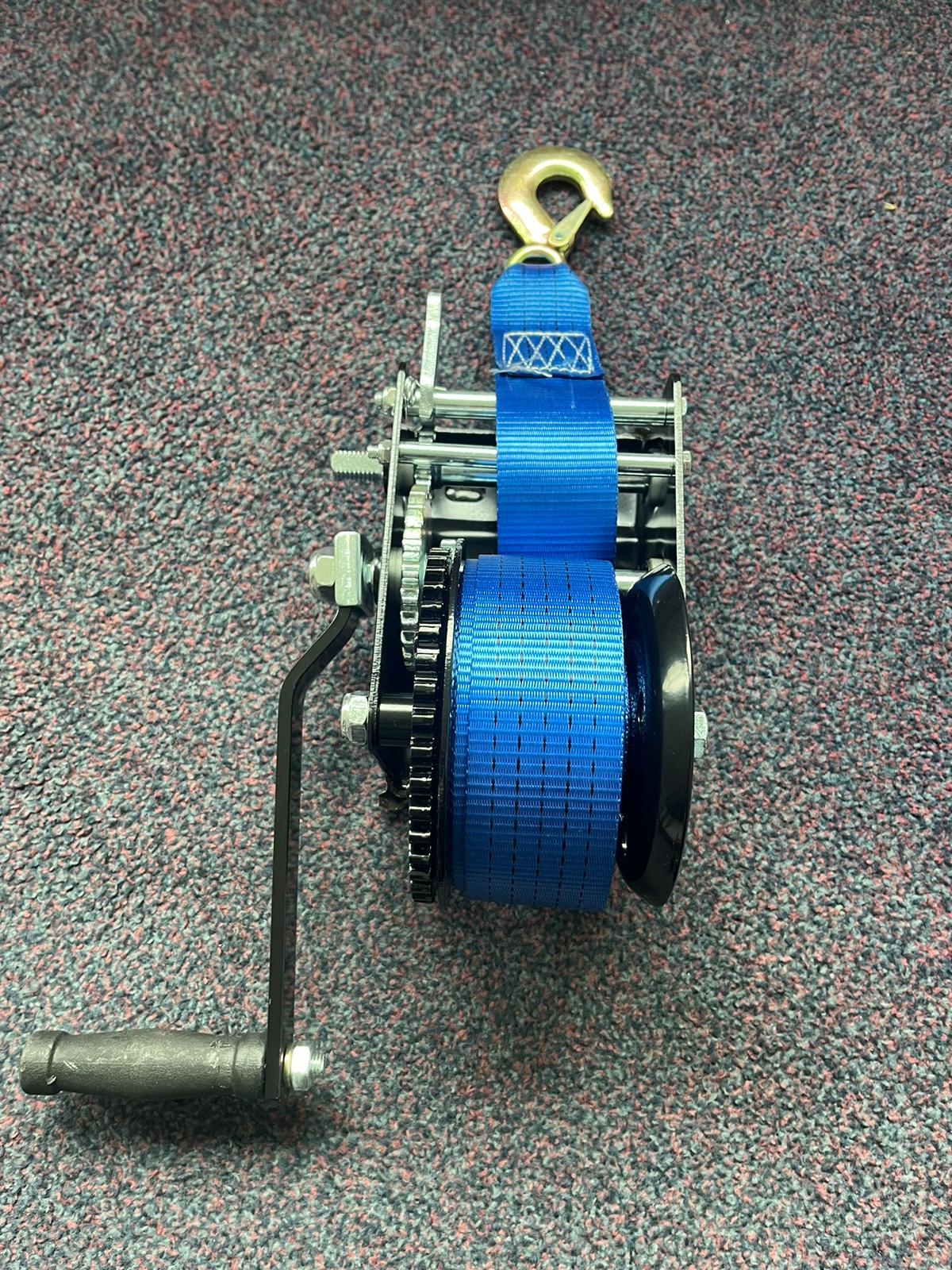 Handlier 1500kg met Band - 8m Blauw - 55% Korting!