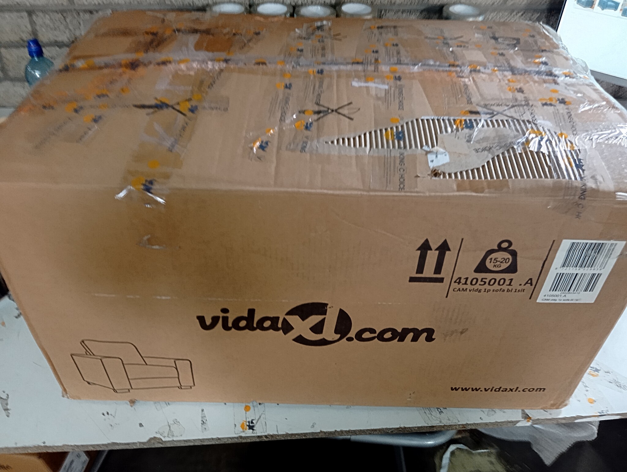 VidaXL Fauteuil Donkergrijs Fluweel -60% Korting!