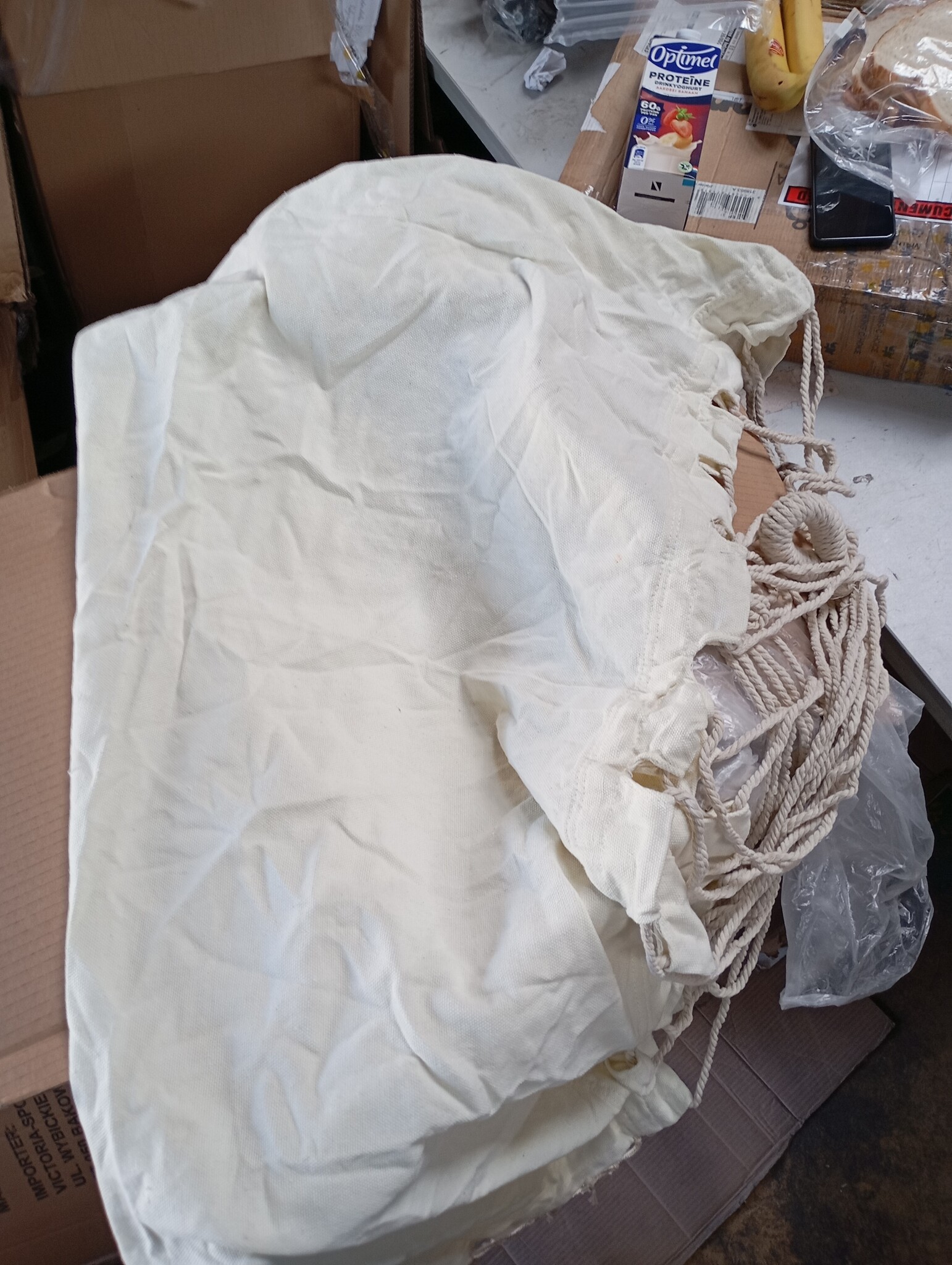 Hangstoel Touw Beige Ø60cm - 55% Korting! (max 150kg)