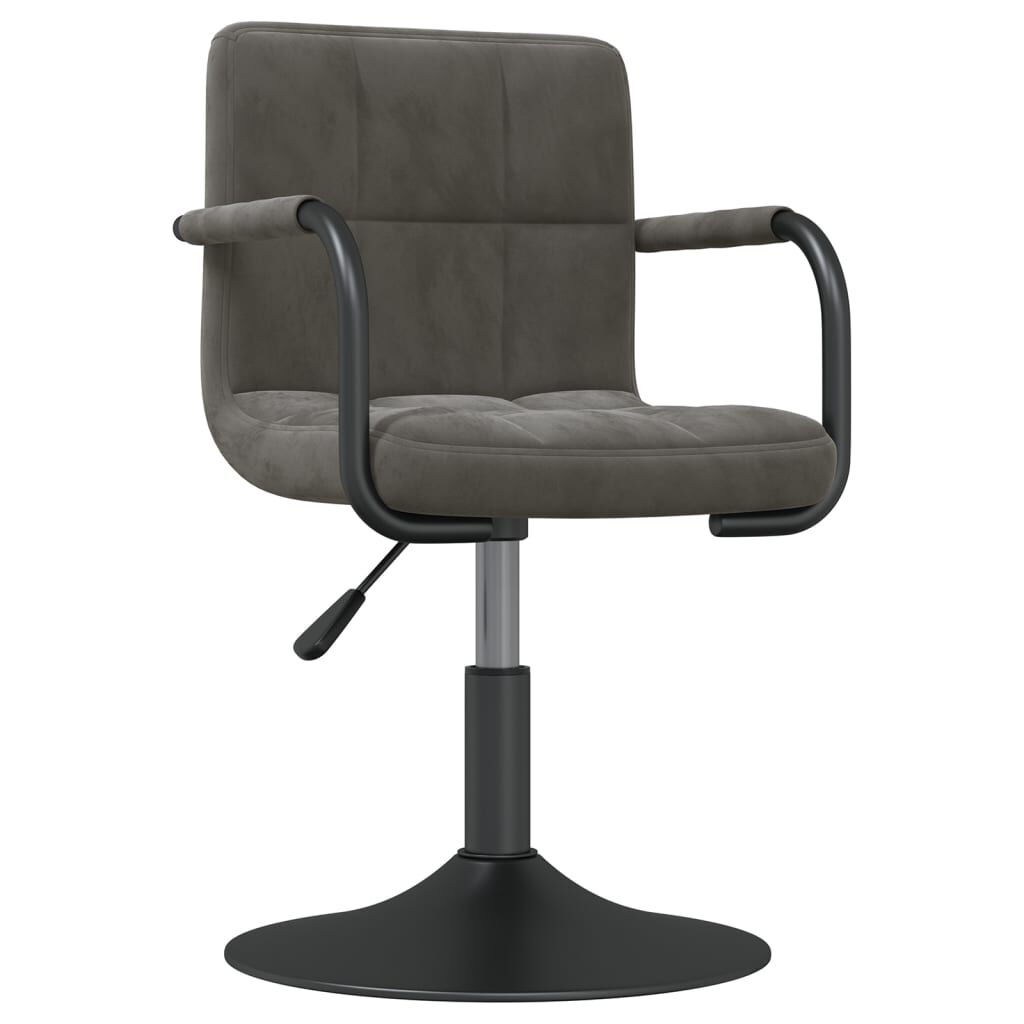 VidaXL Barkruk Fluweel Grijs - Scheur - 55% Korting!