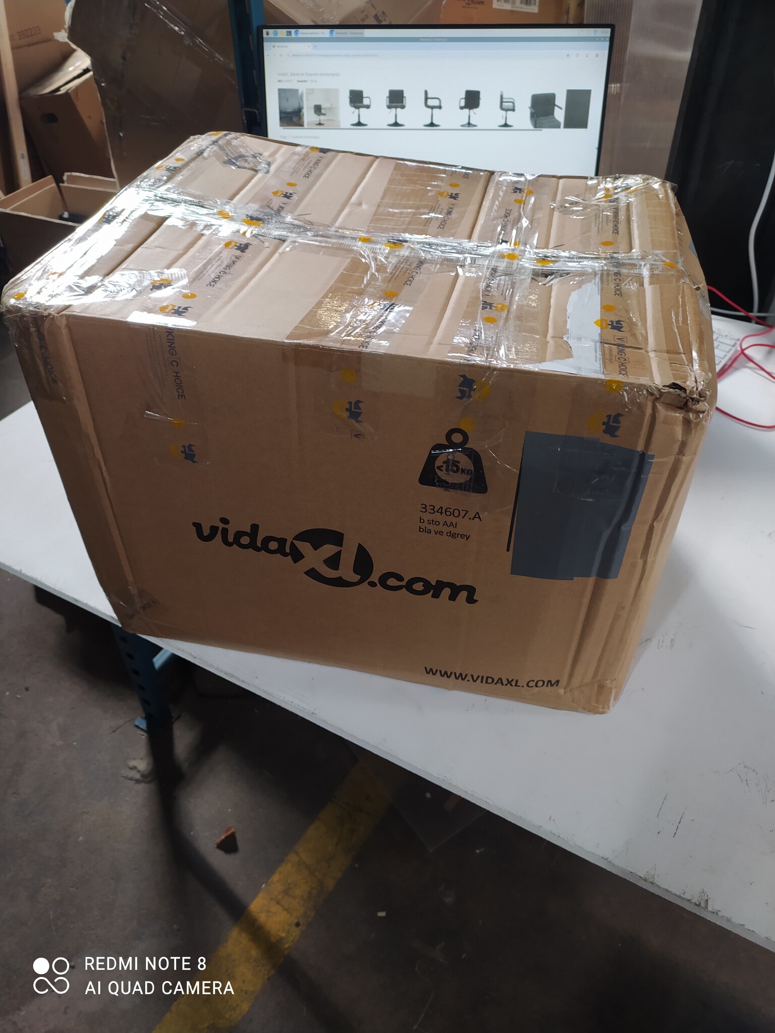 VidaXL Barkruk Fluweel Grijs - Scheur - 55% Korting!