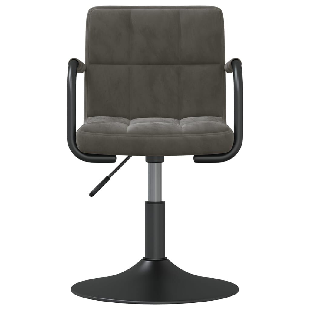 VidaXL Barkruk Fluweel Grijs - Scheur - 55% Korting!