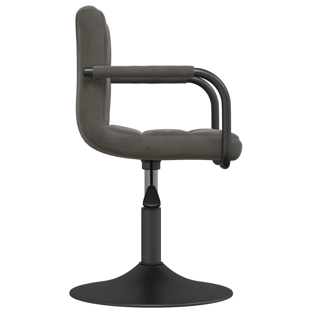 VidaXL Barkruk Fluweel Grijs - Scheur - 55% Korting!