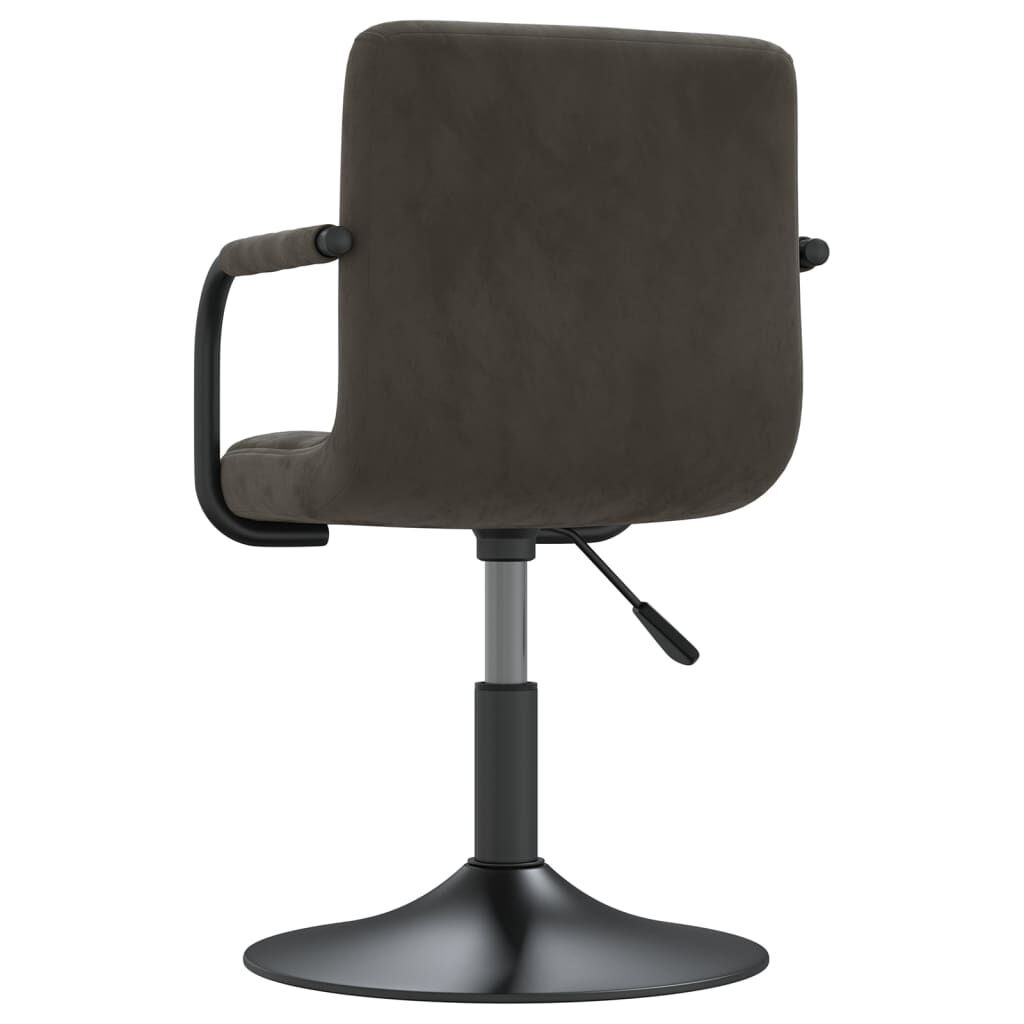 VidaXL Barkruk Fluweel Grijs - Scheur - 55% Korting!