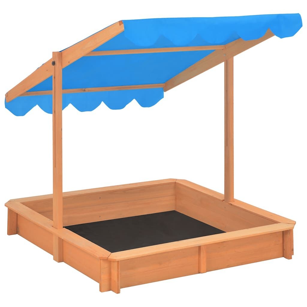 Zandbak met Dak 115cm - vidaXL - Vurenhout - 35% Korting!
