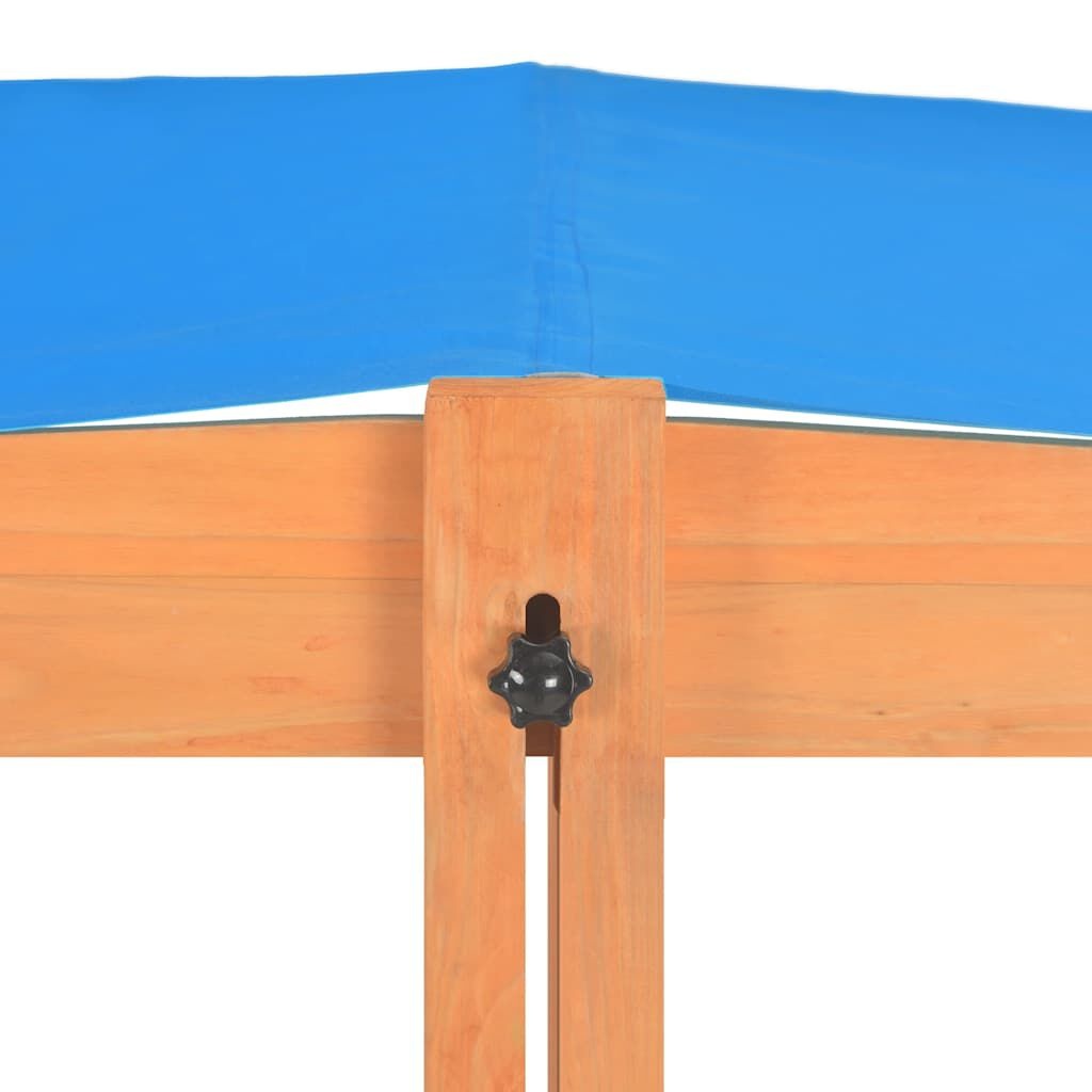 Zandbak met Dak 115cm - vidaXL - Vurenhout - 35% Korting!