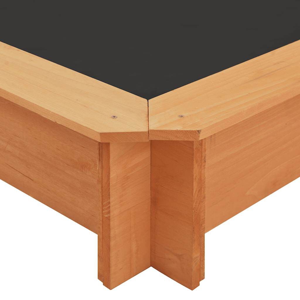 Zandbak met Dak 115cm - vidaXL - Vurenhout - 35% Korting!