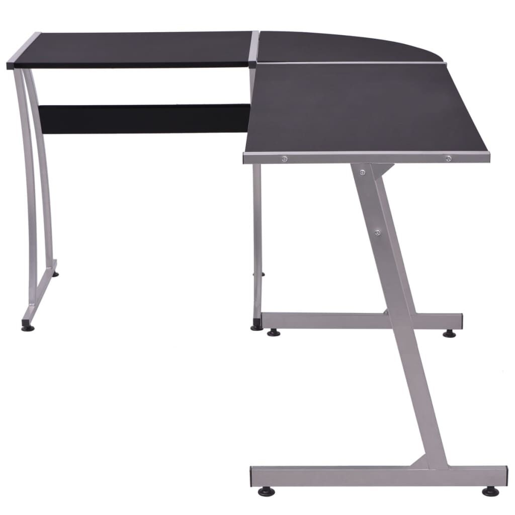 vidaXL Hoekbureau L-vormig Zwart - 35% Korting!