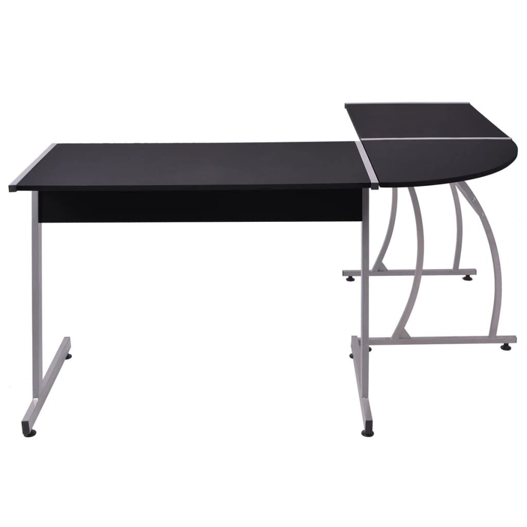 vidaXL Hoekbureau L-vormig Zwart - 35% Korting!