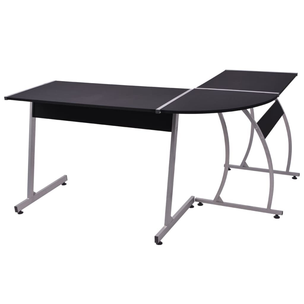 vidaXL Hoekbureau L-vormig Zwart - 35% Korting!