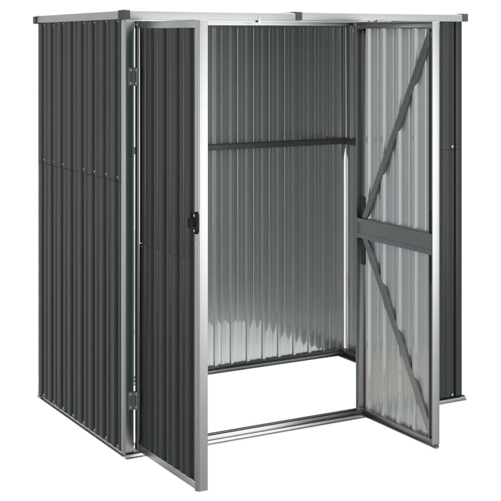 vidaXL Tuinschuur Antraciet - 161cm - 35% Korting!