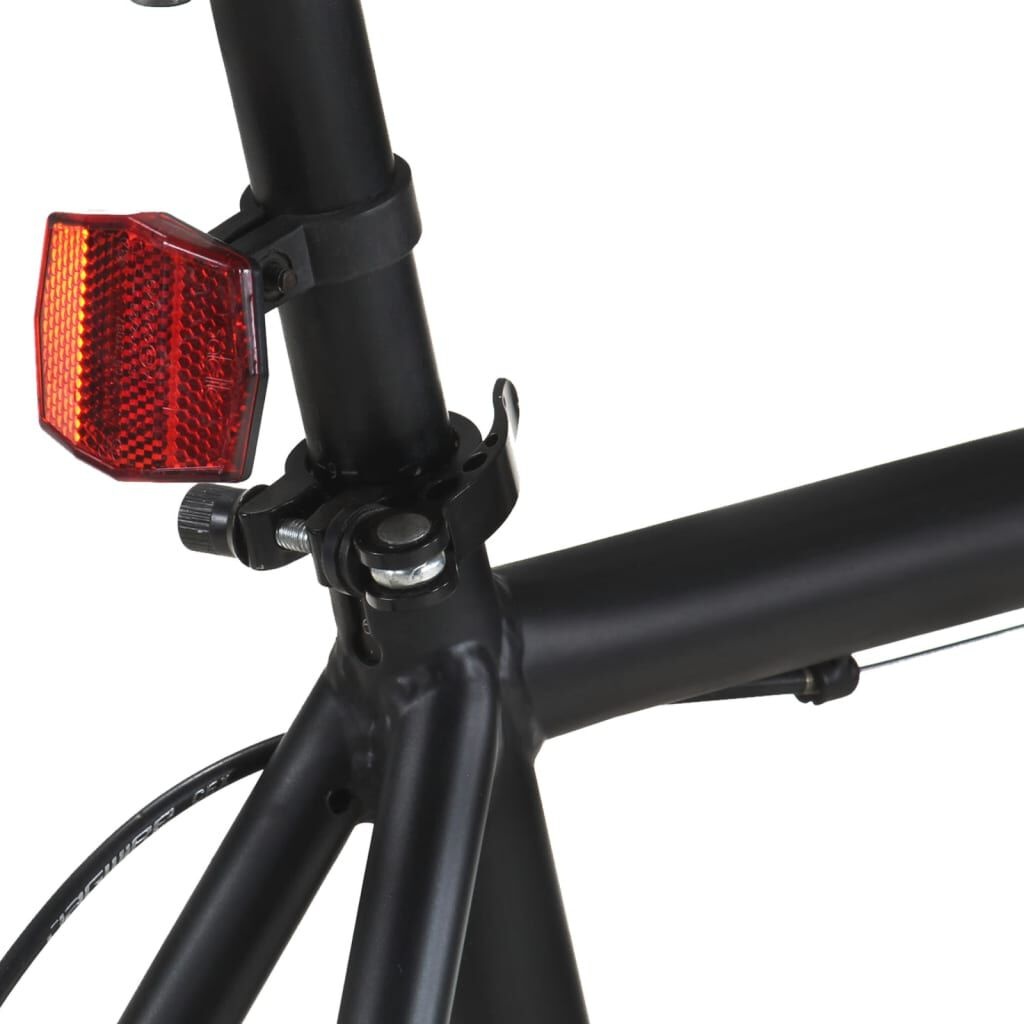Fiets met Vaste Versnelling 700c Zwart/Groen - 45% Korting!