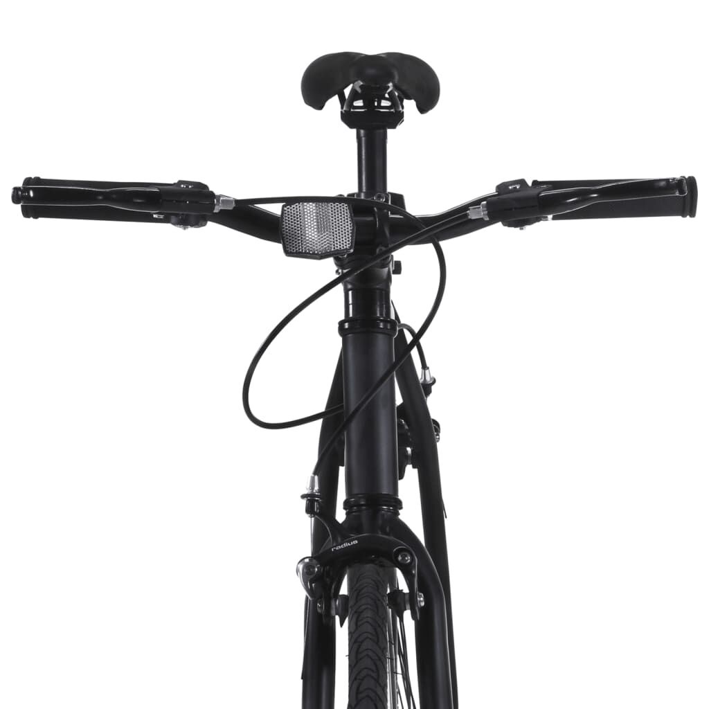 Fiets met Vaste Versnelling 700c Zwart/Groen - 45% Korting!