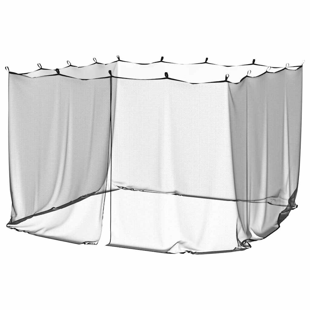 vidaXL Klamboe 300x300x200cm Zwart - 35% Korting!