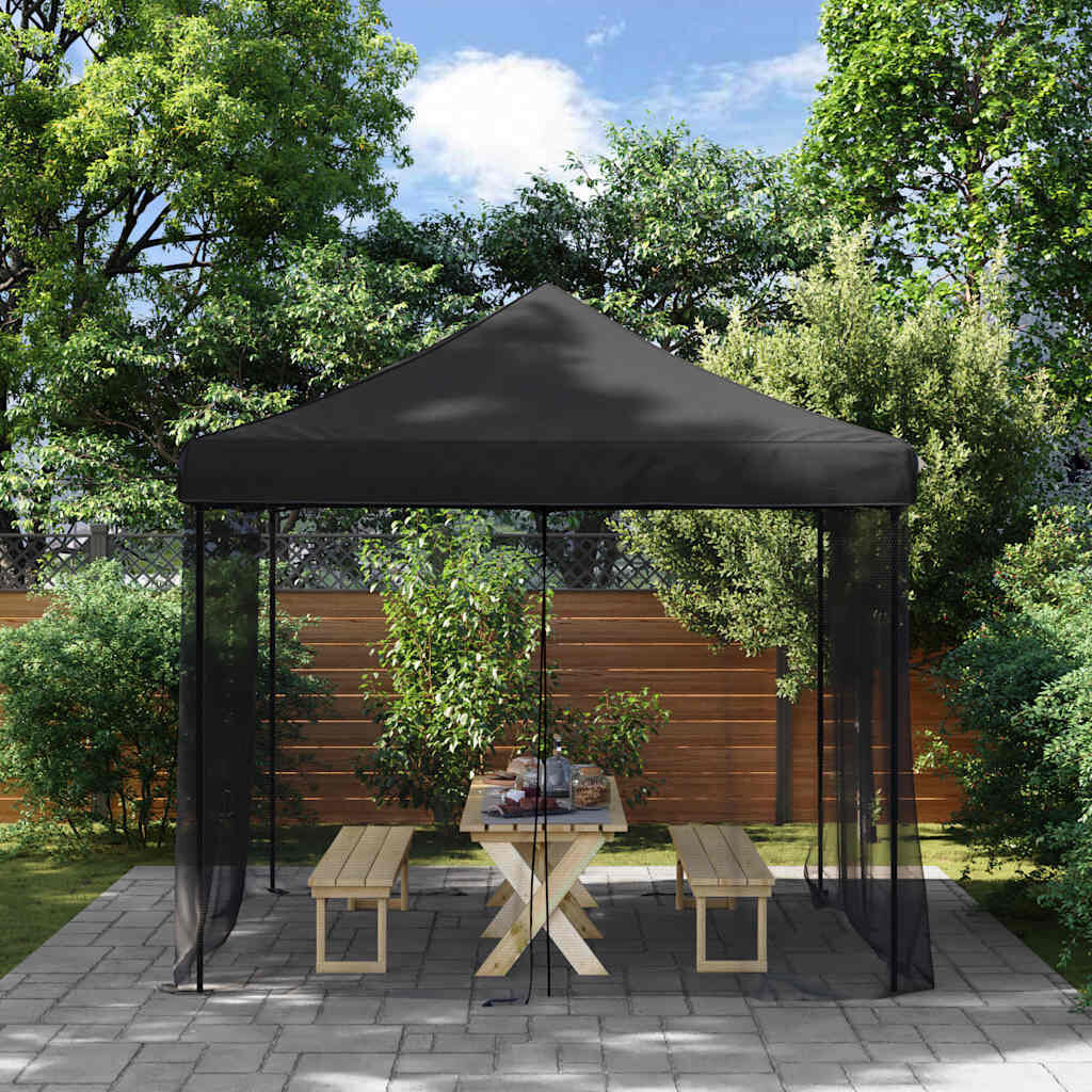vidaXL Klamboe 300x300x200cm Zwart - 35% Korting!