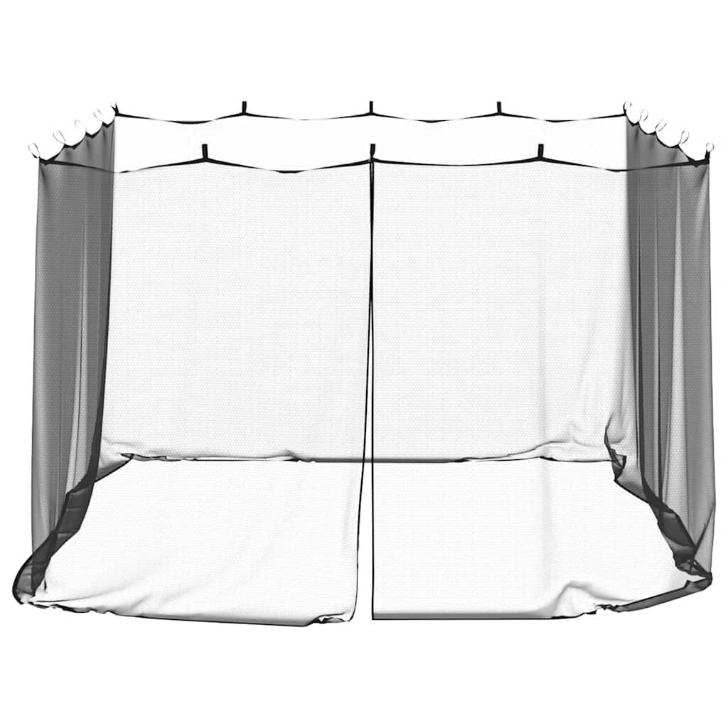 vidaXL Klamboe 300x300x200cm Zwart - 35% Korting!
