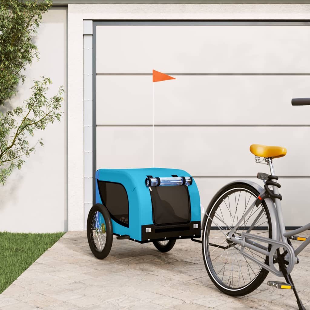 Hondenfietskar Blauw/Zwart - Zo Goed Als Nieuw - 35% Korting!